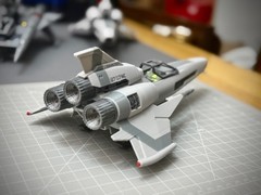 BSG 2004 Viper MK II 2 Starfighter 11 in. (GRAY)