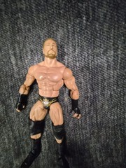 👑 Mattel WWE Triple H Action Figure Black Gold Trunks Iron Cross HHH 👑