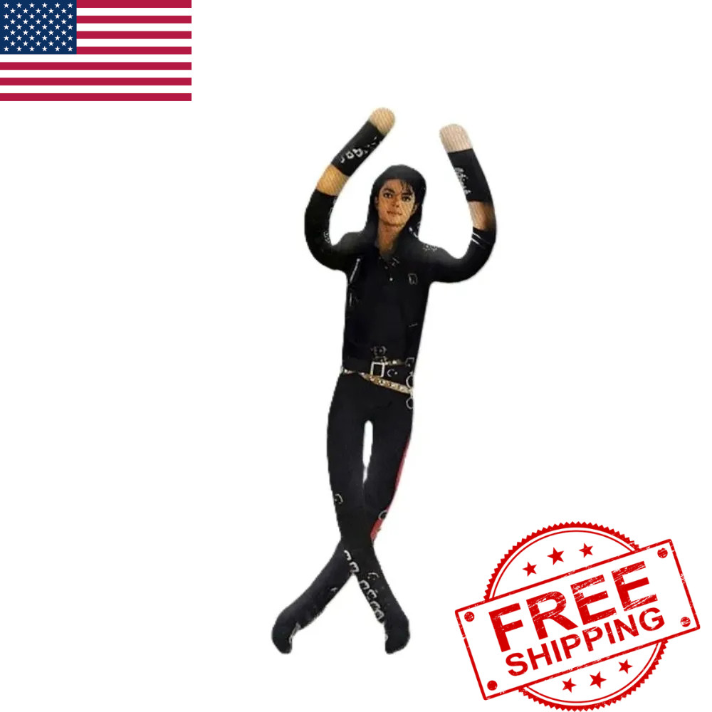 Michael Jackson Cosplay Doll Plush Stuffed Figure Abstract Joint Mobility Toy US