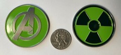 Incredible Hulk 2″ Medallion Challenge Coin, Antique silver