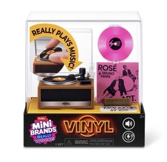 Zuru Mini Brands Vinyl Toy Record Player Really Works -New / Sealed & Ships Fast