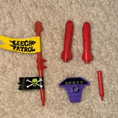 1989 TMNT Ninja Turtles Footski 💯 100% COMPLETE!! + Vintage Rat King