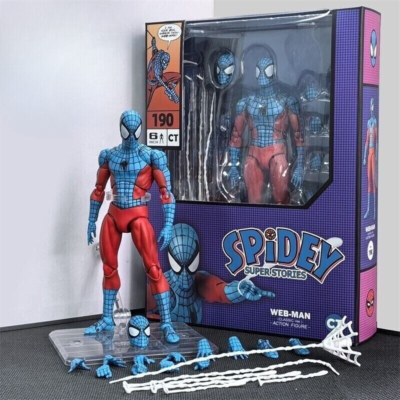 Spidey Super Stories Web-Man Spiderman 6″ Action Figure CT Toys #190 New In Box