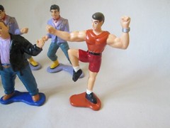 5-Lot 1994 Bandai Action Figures From Different TV Shows or Playsets.
