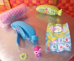 Bananas lot of 3 sub sets, pink+blue+green, 6″L, 2020, Cepia LLC