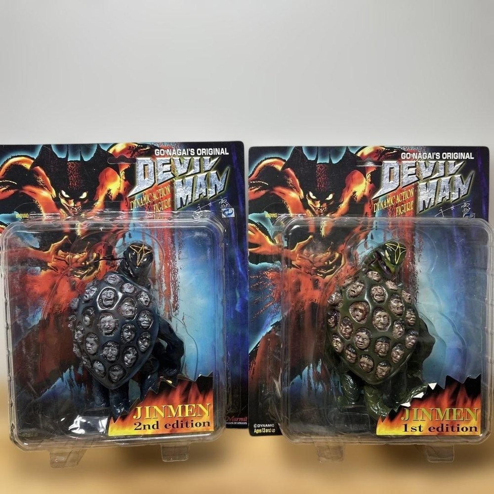 Marmitt Devilman Jinmen 1st 2nd Edition Figure Vintage Authentic Rare