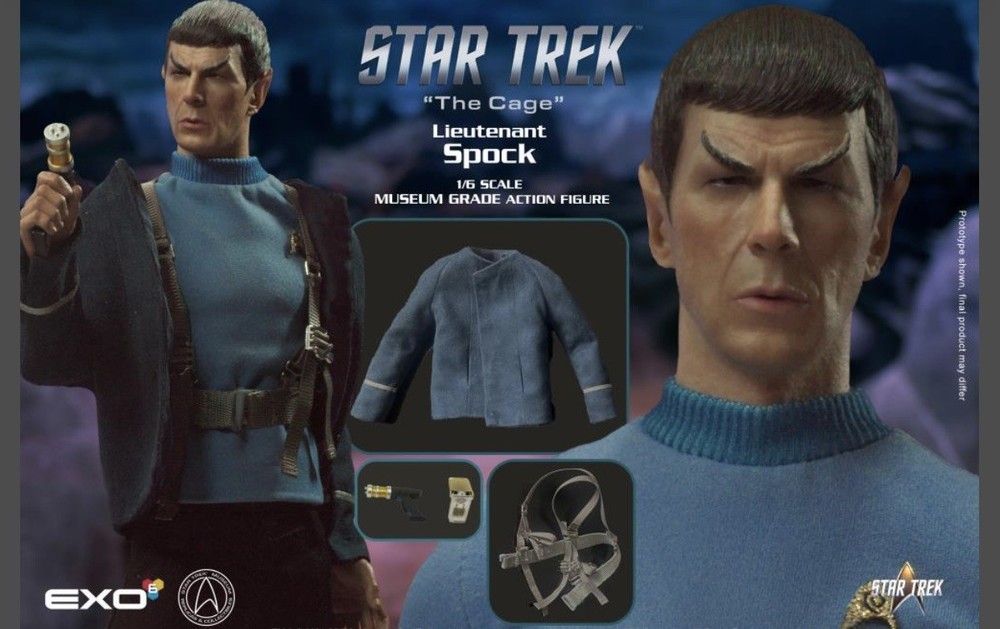 Exo-6 Studio Star Trek The Cage Spock 1/6 New/ Sealed-IN STOCK W/BONUS ITEM READ