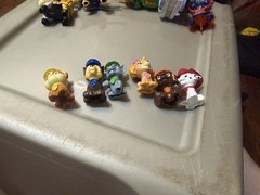 Paw Patrol Set of 6 Different PVC Cake Toppers Mini Figures Lot Bundle