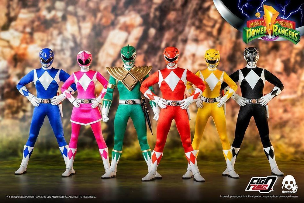 THREEZERO Mighty Morphin Power Rangers 1/6 Scale Action Figure Stands