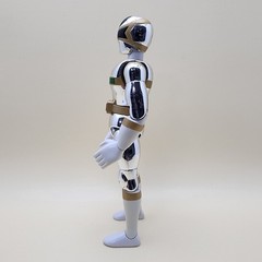 POWER RANGERS In Space (Vintage 1998) SILVER RANGER 8″ Talking Action Figure