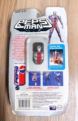 PEPSIMAN HEAD CHANGE (First Model) Action Figure Bandai Japan 1998 NEW Non Mint