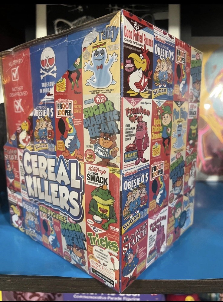 Ron English CEREAL KILLERS 3″ MINI FIGURES Full Sealed Case SET OF 12 Mindstyle