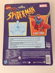 Hasbro Marvel Legends Spiderman Retro Card Scarlet Spider 6” Brand New Sealed