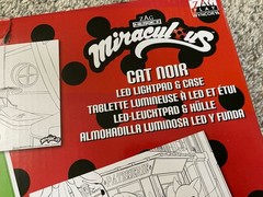 Miraculous Cat Noir Portable LED Tracing drawing Light Pad W Case Zag Heroez