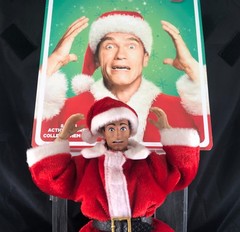 Custom 8″ Mego Arnold Schwarzeneger Howard Jingle all the way Action Figure