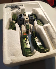 ROBOTECH Excite / Gakken ALPHA LANCER green 1980s toy WITH BOX gun and foam case