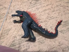 Godzilla: King Of The Monsters Blue TV Movie Collectible Action Figure. Works!