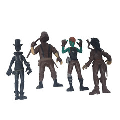 Fortnite 3in Figures Assorted Lot Of 4 Toy Figures