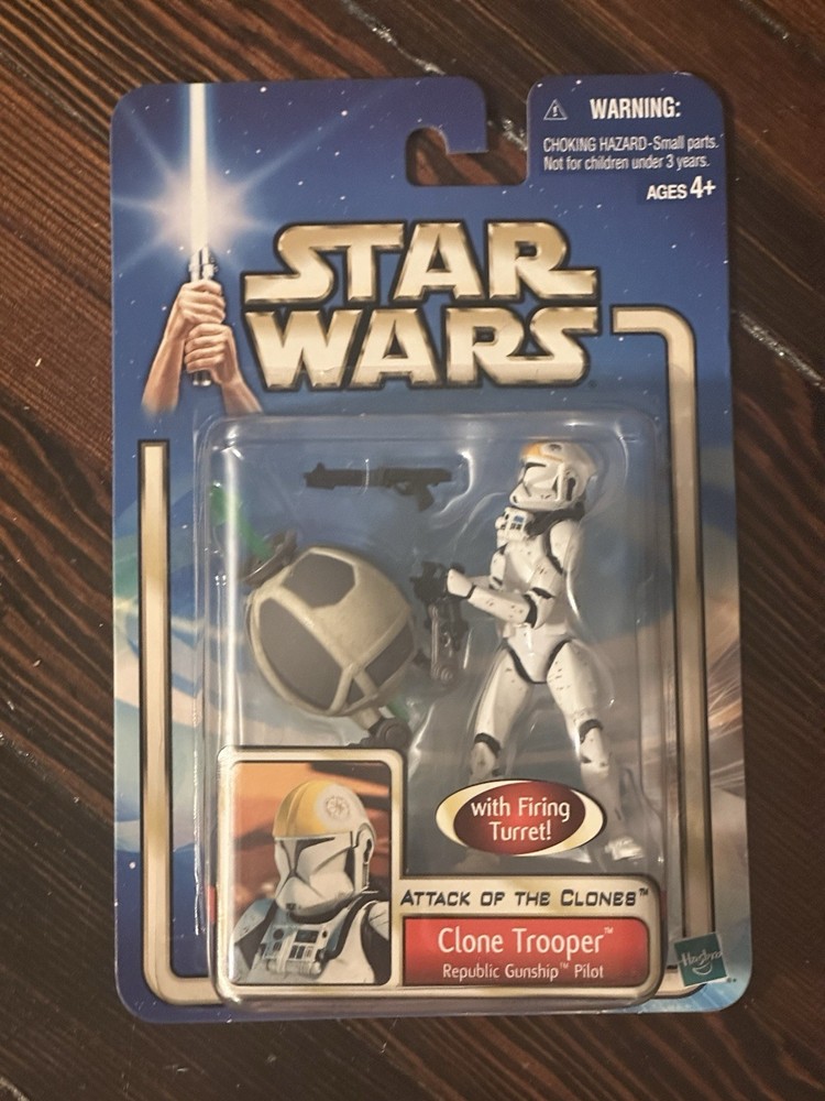 Star Wars Attack Of The Clones – Clone Trooper Republic Gunship Pilot. T-42
