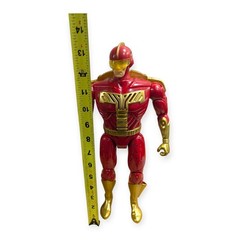 Turbo Man Action Figure Red Gold 13.5 Inch Toy Jetpack Jingle All The Way Style
