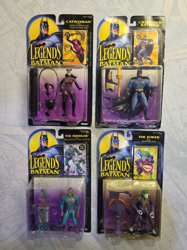 Legends Of Batman Vintage Classic Hero And Villains Lot, Sealed, Free Shipping