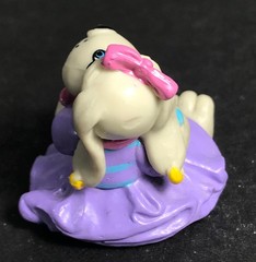 POUND PUPPIES Lot of 3 PVC Miniatures VIOLET Bright Eyes BARKERVILLE 1986 Tonka