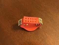 TNT Title Belt AEW Wrestling Belt Red Action Figure Jazwares WWE WCW Big Gold