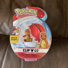 Pokemon Clip ‘n’ Go CHARMANDER + PokeBall Action Figure 2″ Winking NEW