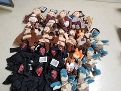 Lot of 21 – Star Wars Episode 1 Buddies 1997 Hasbro Toy Plush Watto, Maul, Etc