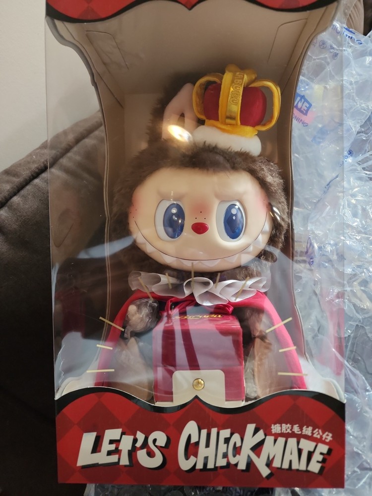 Popmart Let’s Checkmate King Labubu, Brand New, Unopened And ✅️100%Authentic ✅️