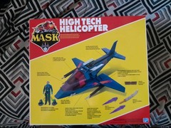 The Loyal Subjects M.A.S.K. High Tech Helicopter Vehicle with Miles Wolf Mayhem