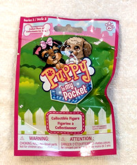 PUPPY IN MY POCKET BLIND BAG MYSTERY SURPRISE BAG LOT OF 4 NEW SEALED SERIES 3