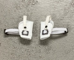 SU-LH-WHT: 1/12 White Leg Gun Holsters x 2 (Left & Right) for 6″ muscular body