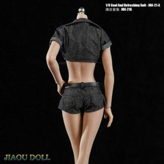 JIAOU DOLL 1/6 Female Shirt & Shorts Suit Clothes Model Fit 12″ PH UD LD Body