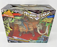 Primal Clash Dino Commander Action Figure Mammoth Dinosaur Beast Taming Squad