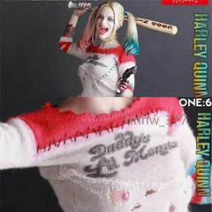 Suicide Squad Harley Quinn 1/6 Scale Real Clothes Figure PVC Model Toy Gift New