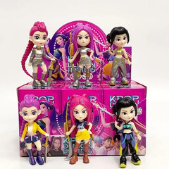 6PCS Set Cosplay Hunters Rumi Mira Zoey Blind Box PVC Toys Action Figure Gift JQ