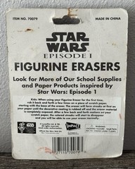 Lot of 5 STAR WARS Episode 1 Figurine Eraser Darth Maul R2 Anakin Sebulba NOS