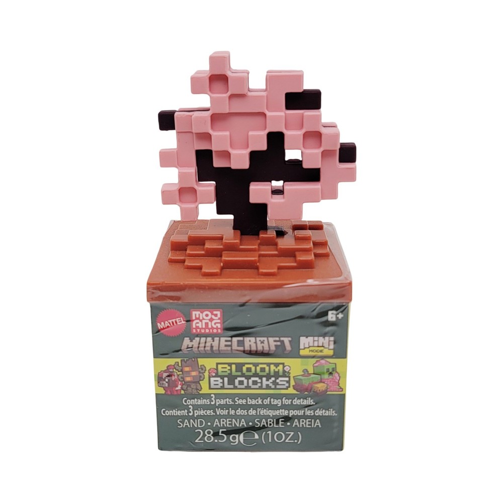 Minecraft Bloom Blocks Series 2 Mini Mode Cherry Blossom Petal Pile Creeper