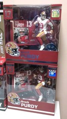 McFarlane 49ers – 4 Figure Lot : Jerry Rice Brock Purdy Christian McCaffrey