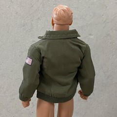 SU-JK-TGM: 1/12 Top Gun Maverick Tom Cruise Zipper Jacket – Green
