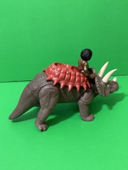 Triceratops & Brin Vintage Definitely Dinosaurs Complete Set 1987 Playskool