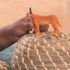 SCHLEICH 14867 Caracal Female Wild Life Toy Figurine for children aged 3-8 Years