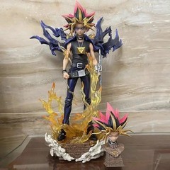 Yu-Gi-Oh Atem Yami Yugi Muto Dark Magician 28cm Figure Statue With Box