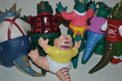 Vintage 1990s lot 6 Disney Dinosaurs TV Show Sinclair Family Figures Jim Henson