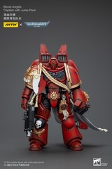 JOYTOY Warhammer 40K 1/18 Action Figures Blood Angels Captain With Jump Pack