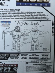 Bruiser Brody Rare Pre-Order Varient w/Fur Vest & Chain New In Package By ZST