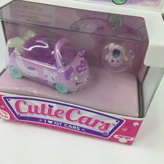 Shopkins Cutie Cars Ballet Coupe QT2-06 Die-cast Car W Mini Shopkin NEW