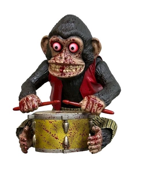 The Monkey Official Monkey Figurine Neon Horror Movie NEW Bloody Variant OOP