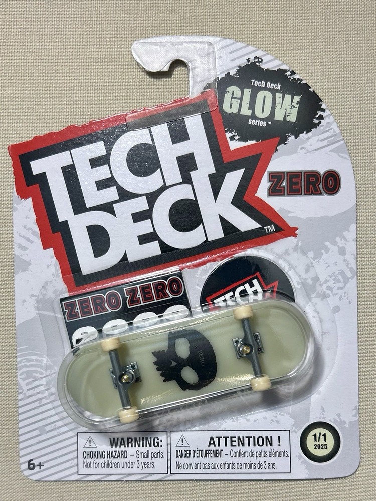 Tech Deck ZERO Glow in the dark fingerboard RARE